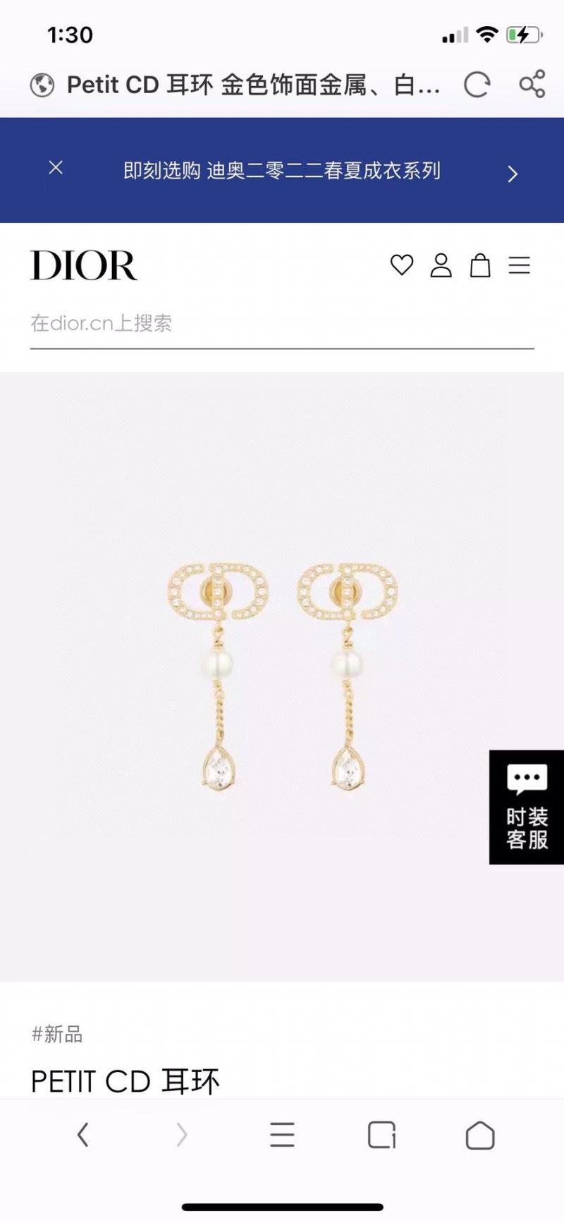 Christian Dior Earrings